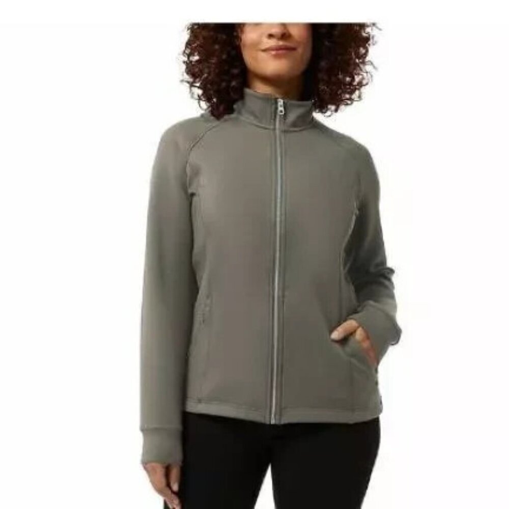 32 Degrees Heat Women's Size XL Gray Athletic Jacket Sweatshirt NWT